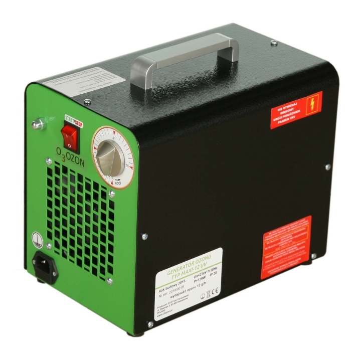 Generator ozonu przemysłowy Maxi 12 wydajność 12g/h